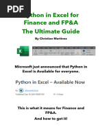 Python in Excel