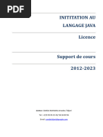 Cours Java Révisée Ver. 3