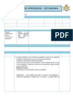 Sesion de Aprendizaje de Geometria Circunferencia PRIMERO