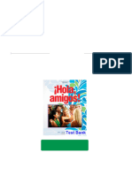 (FREE PDF Sample) Hola Amigos 8th Edition Jarvis Test Bank Ebooks