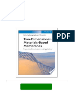 [FREE PDF sample] Two-Dimensional-Materials-Based Membranes: Preparation, Characterization, and Applications Gongping Liu ebooks