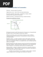 1.introduction To Economics