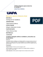 Trigonometría Esférica Espacio para Enviar Las Actividades de La Unidad V