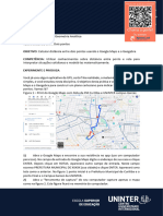 Atividade Pratica Locorregional - Noções de Geometria Analitica - Uninter