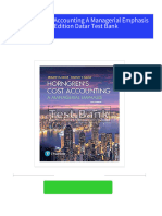 Download full Horngrens Cost Accounting A Managerial Emphasis 16th Edition Datar Test Bank all chapters