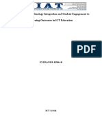 Relationship of Technology Integration and Student Engagement To Learning Outcomes in ICT Education