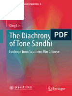 The Diachrony of Tone Sandhi Evidence