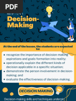 NSTP Decision Making