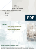 Computing and Ethics Protection Against Malicious Intent and Malicious Code