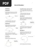 GCSE ArcsAndSectors