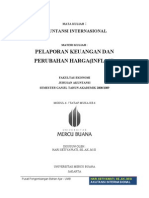 Pelaporan Keuangan Dan Perubahan Harga (Inflasi) :: Akuntansi Internasional