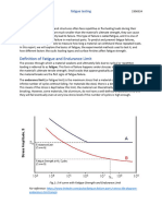 Fatigue Strength of Speciman