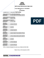 Gabarito Oficial - 3 Etapa - Caderno 6 (Sociais Aplicadas)