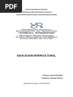 REPULICA BOLIVARIANA DE VENEZUELA Interculturalidad