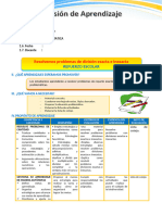 D5 A1 SESION MAT. Resolvemos Problemas de División Exacta e Inexacta