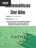 Matemática 3er Año Radicacion y Algo Más