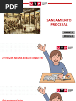 S06 - Diapositivas - Saneamiento Procesal