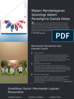 Materi Pembelajaran Sosiologi Dalam Paradigma Ganda Kelas X