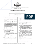 Skull Crusher - 01 - Class XII - Relation and Functions - JEE (Adv) - Mathematics