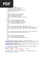 Table - Name Column1 Column2 Column3 Value1 Value2 Value3 Table - Name Value1 Value2 Value3