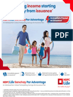 HDFC Life Sanchay Par Advantage Retail Brochure