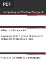 Lesson 3 - Paragraph