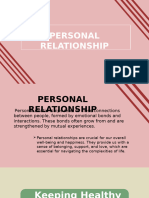 Personal Relationships