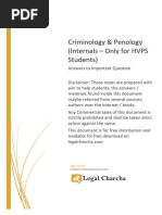 © Legal Charcha - Criminology & Penology