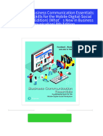 [FREE PDF sample] Test Bank For Business Communication Essentials: Fundamental Skills for the Mobile-Digital-Social Workplace (8th Edition) (What’s New in Business Communication) 8th Edition ebooks