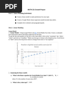 MATH131 Growth Project Social Media