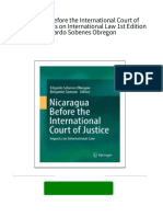 Full download Nicaragua Before the International Court of Justice: Impacts on International Law 1st Edition Edgardo Sobenes Obregon pdf docx