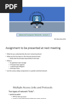 Advanced Computer Networks WICT409 - Lecture 2