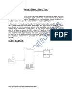 Automatic Load Shedding Using GSM