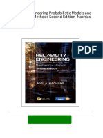 Reliability Engineering Probabilistic Models and Maintenance Methods Second Edition Nachlas 2024 Scribd Download