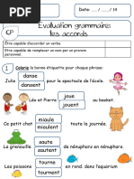 Evaluation Les Accords