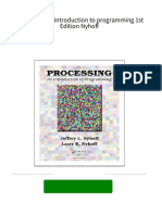 Immediate download Processing an introduction to programming 1st Edition Nyhoff ebooks 2024