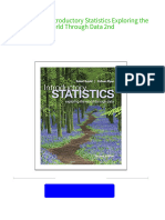 Instant Ebooks Textbook (Ebook PDF) Introductory Statistics Exploring The World Through Data 2nd Download All Chapters