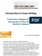 Essay Writing 1