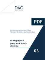 PDF. Desarrollo Web en Entorno Cliente. Tema 3