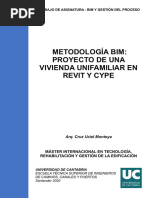 Metodología Bim: Proyecto de Una Vivienda Unifamiliar en Revit y Cype