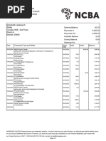 Bank Statement