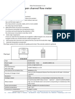 Open Channel Flow Meter