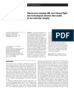 Fluorescence imaging with near-infrared light