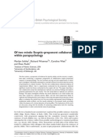 Marilyn Schlitz Et Al - of Two Minds: Sceptic-Proponent Collaboration Within Parapsychology