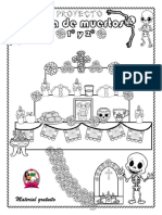 1° y 2° Proyecto día de muertos Profa Kempis