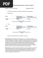 Práctica 4 - Determinación de Fibra Cruda y Extracto Libre de Nitrogeno