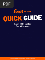 Foxit PDF Editor Quick Guide 2024.3