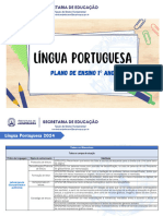 Planos de Ensino 1º Ano Língua Portuguesa