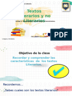 Clase 1 Textos Literarios