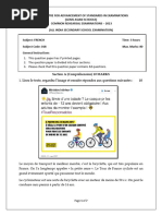 CASE Grade X FRENCH - FINAL SET B CASE QP 2022-23